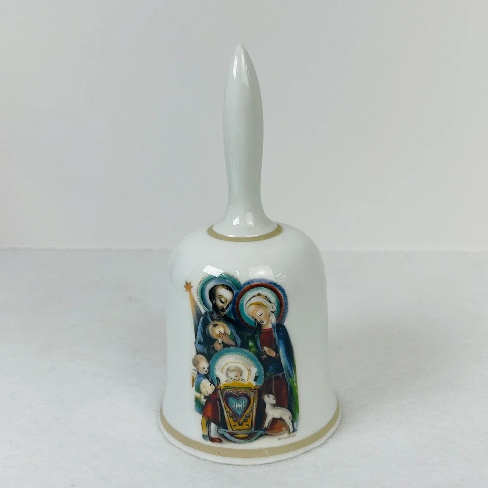 Berta Hummel Christmas 1973 Bell Nativity Schmid West Germany Limited Edition
